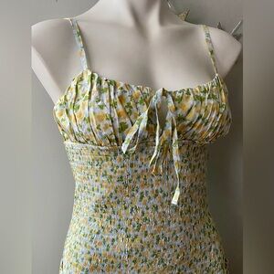 Free People Smocked Sassy Sundress. NWT.